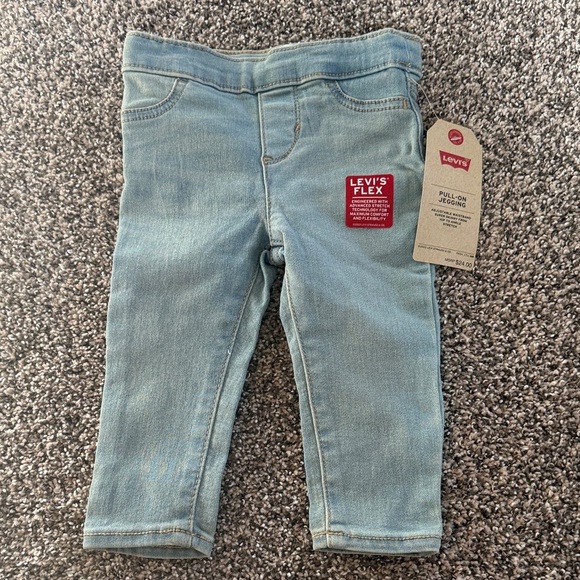 Levi's Other - Levi's Baby Girl Light Blue Flex Jeans Size 9 Months NWT